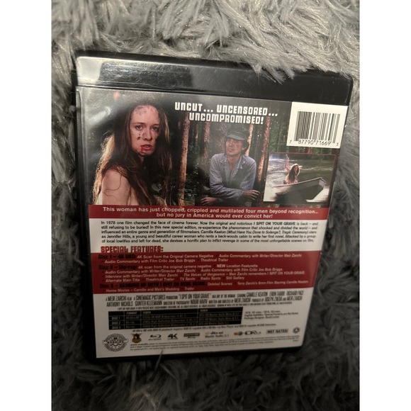 I Spit On Your Grave 4K Ultra HD Blu-ray 2 Disc Set Uncut Uncompromised New - Picture 2 of 4